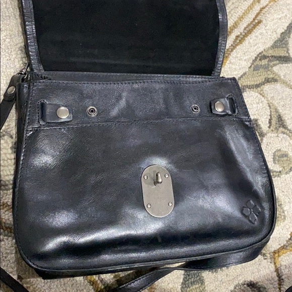 💕Patricia Nash black leather large crossbody bag - Picture 11 of 16